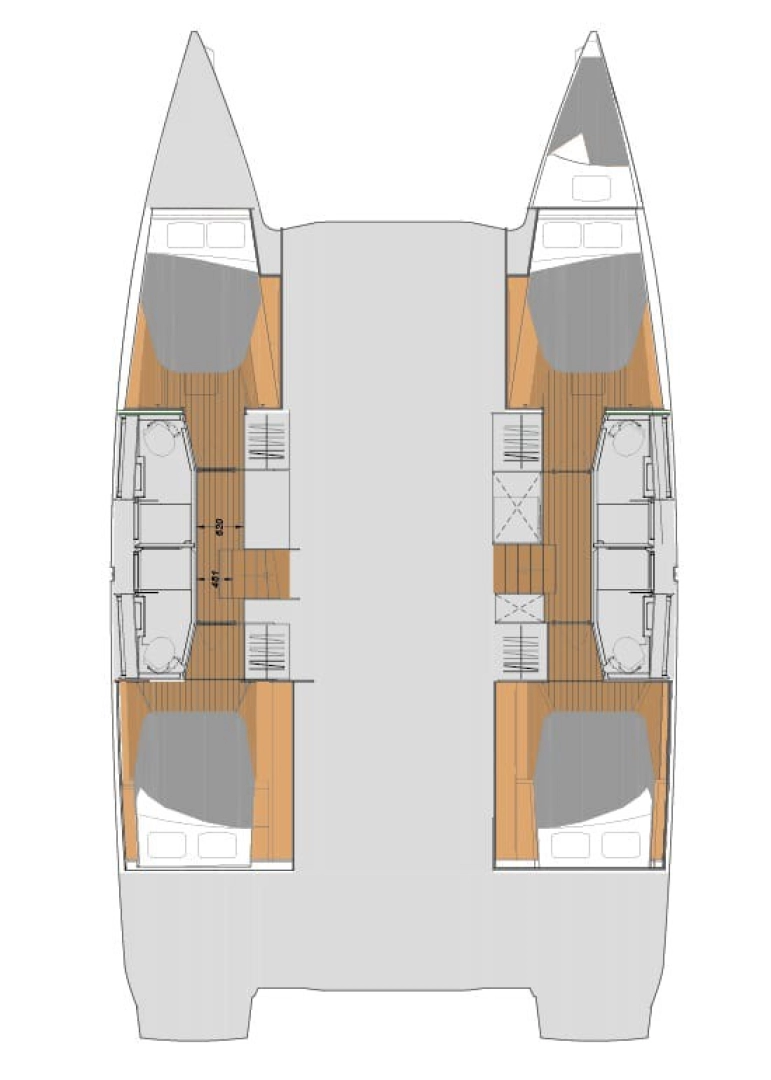 Wynajmij Fountaine Pajot Elba 45 w Road Town