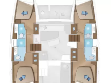 Lagoon Lagoon 42 między profesjonalistami a osobami prywatnymi w Road Town