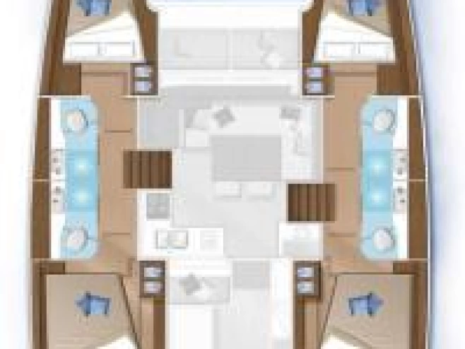 Lagoon Lagoon 40 między profesjonalistami a osobami prywatnymi w Fethiye