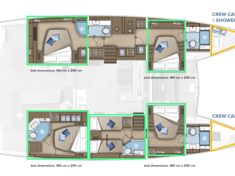 Wynajem w Kaštela- Lagoon Lagoon 55 na SamBoat