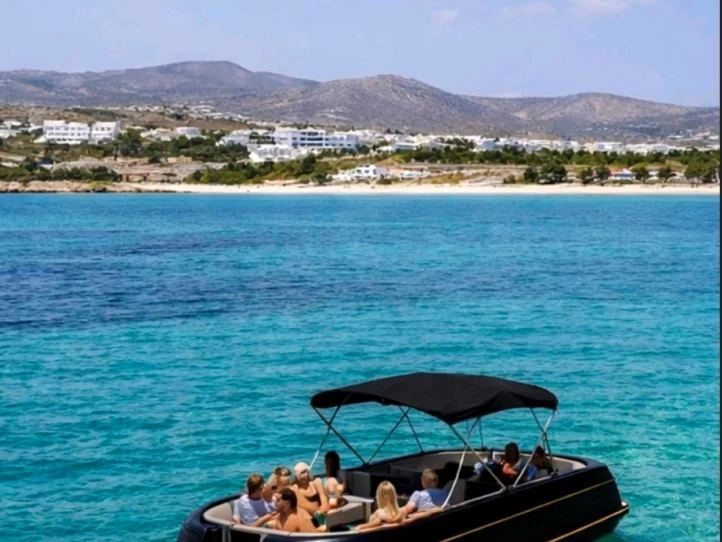 Wynajem w Naoussa- Swiss boat ponton Starlounger na SamBoat