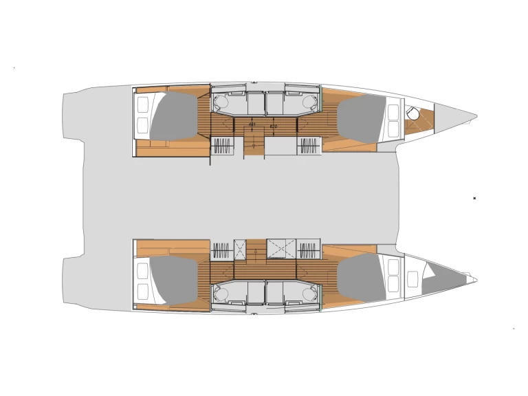 Wynajem Katamaran w Olbia - Fountaine Pajot Elba 45