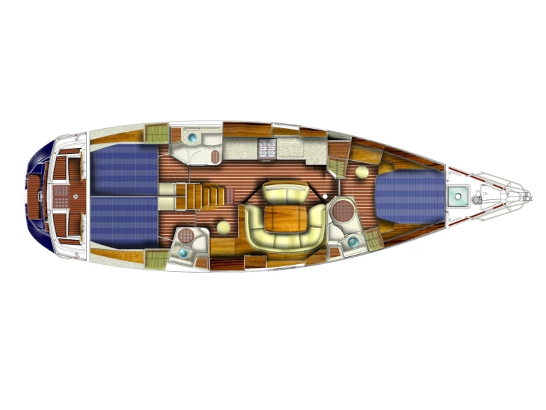 Wynajem Żaglowiec Jeanneau z patentem 