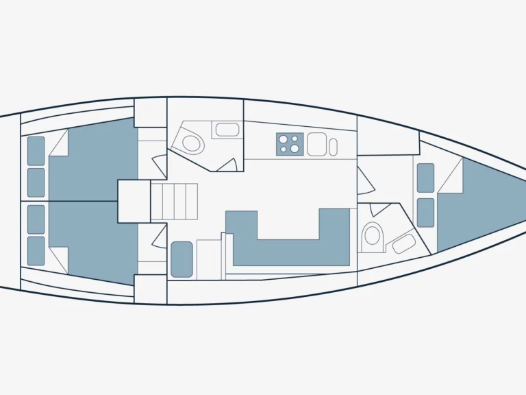 Wynajmij Bavaria Bavaria 40 w Nikiána