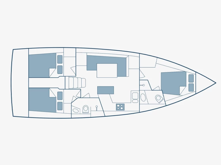 Wynajem łodzi Nikiána tanio Oceanis 41.1[G]