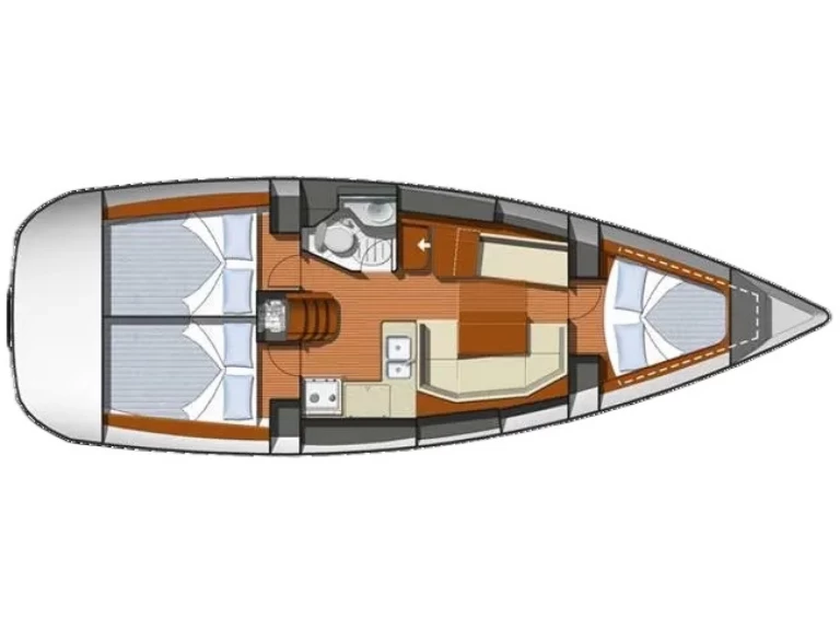 Wynajem łodzi Jeanneau Sun Odyssey 36 w Nikiána na SamBoat 