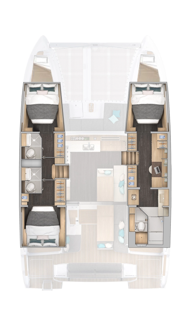 Wynajmij Lagoon Lagoon 43 w Sibenik