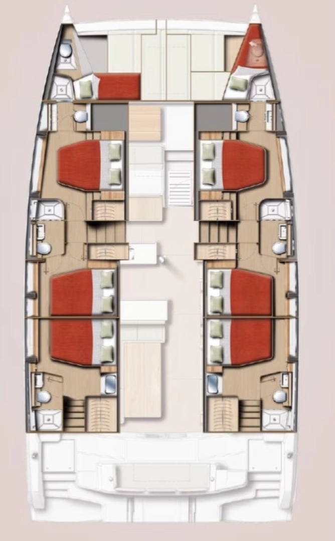 Wynajem Katamaran w Marsh Harbour - Bali Bali 5.2 - 6 + 2 cab.