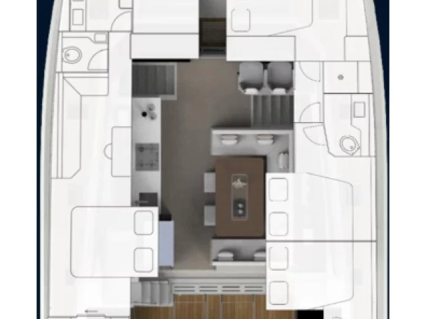 Wynajmij Aventura Aventura 50 - 4 + 1 cab. w Alimos