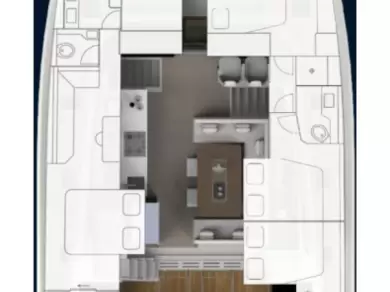 Wynajmij Aventura Aventura 50 - 4 + 1 cab. w Alimos