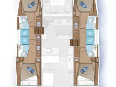 Wynajem w Goecek- Lagoon Lagoon 46 na SamBoat