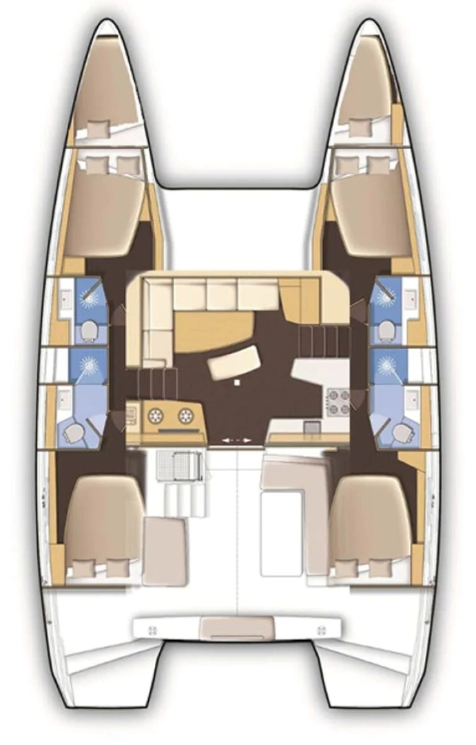 Wynajmij Lagoon Lagoon 42 w Trogir