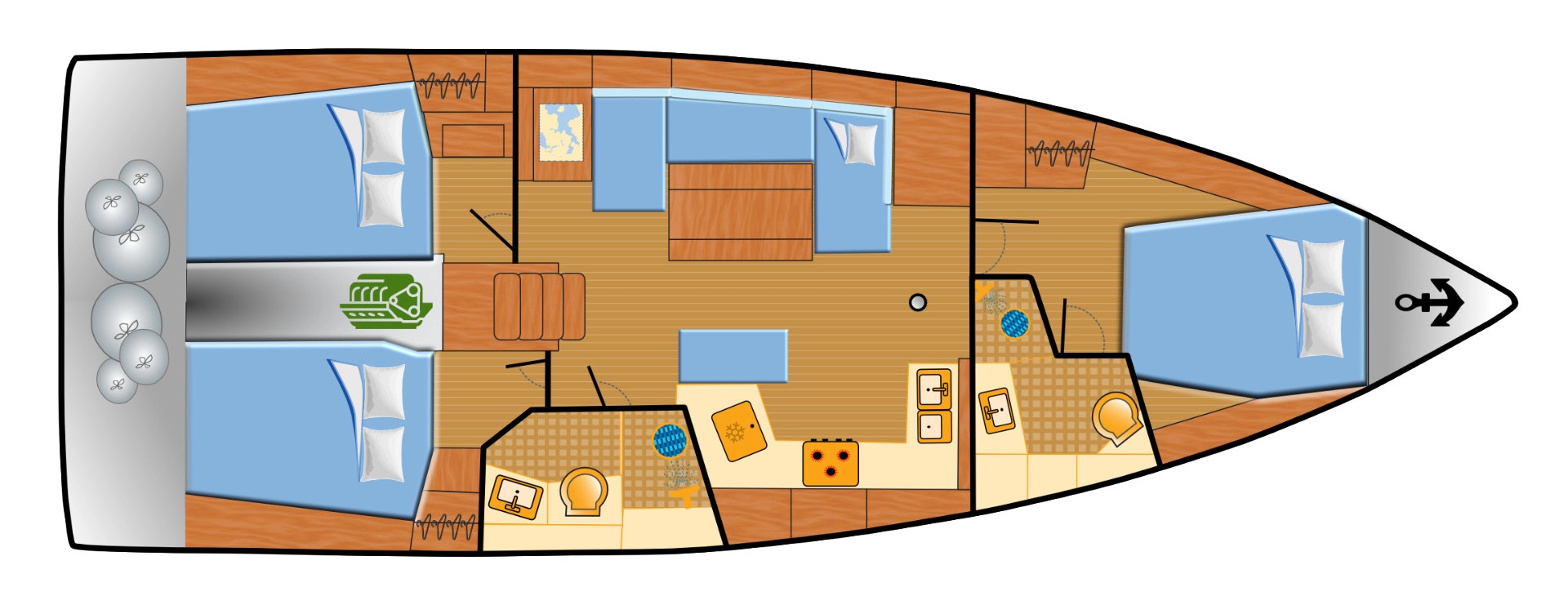 Wynajem łodzi Bénéteau Oceanis 40.1 w Rogoznica na SamBoat 