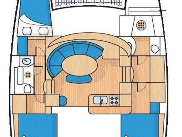 Wynajem Katamaran Lagoon z patentem 