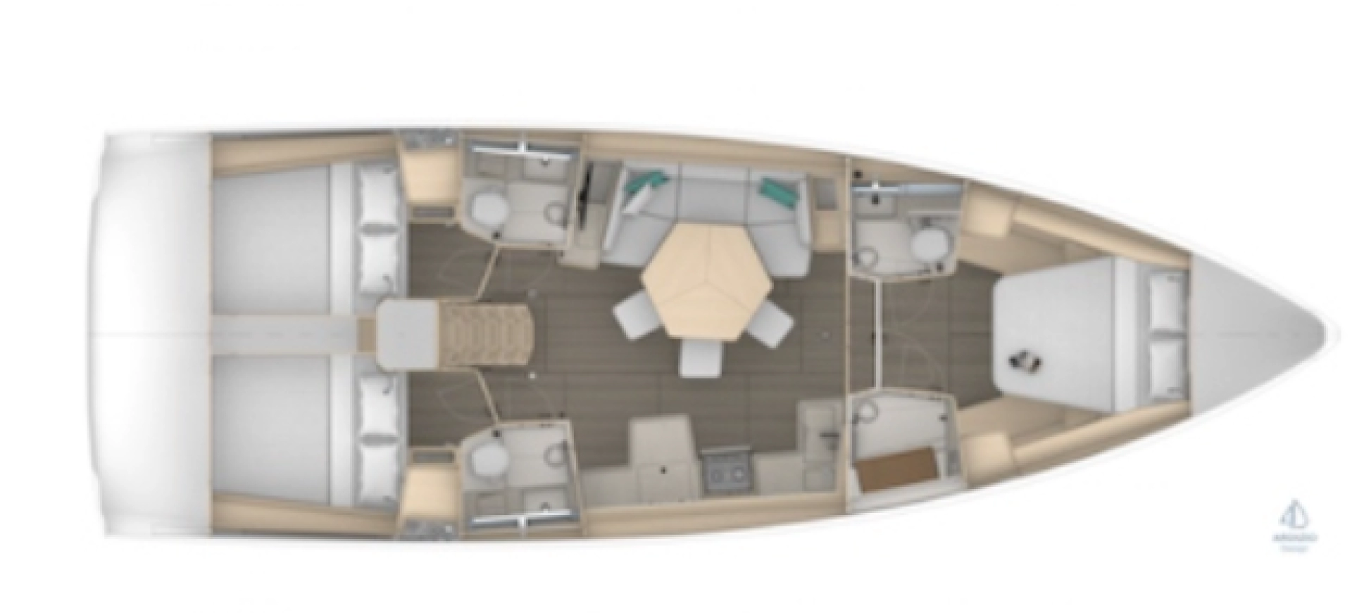 Wynajem Żaglowiec w Alimos - Dufour Dufour 44