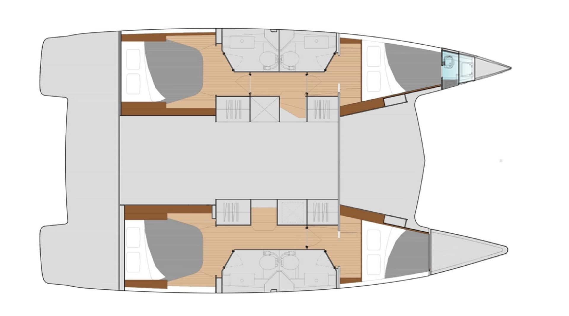 Wynajem Katamaran Fountaine Pajot z patentem 