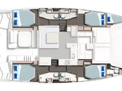 Wynajem Katamaran Leopard Catamarans / Robertson & Caine z patentem 