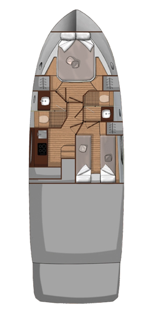 Wynajmij Sessa Marine Sessa Fly 42 - 2 cab. w Sukosan