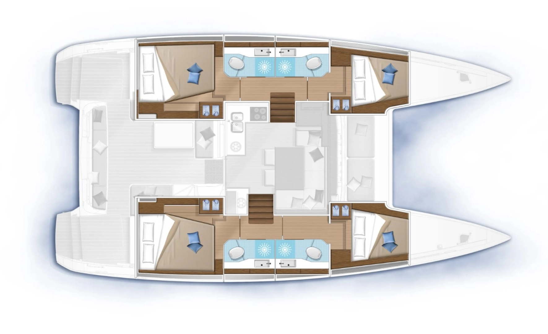 Wynajem łodzi Lagoon Lagoon 40 w Kaštela na SamBoat 