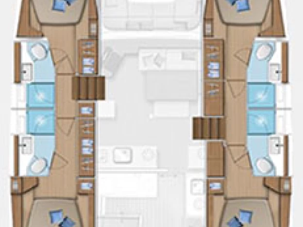 Wynajem łodzi Lagoon Lagoon 46 w Gouvia na SamBoat 