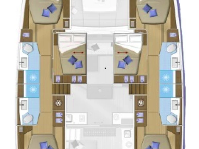 Wynajem w Nydri- Lagoon Lagoon 50 na SamBoat