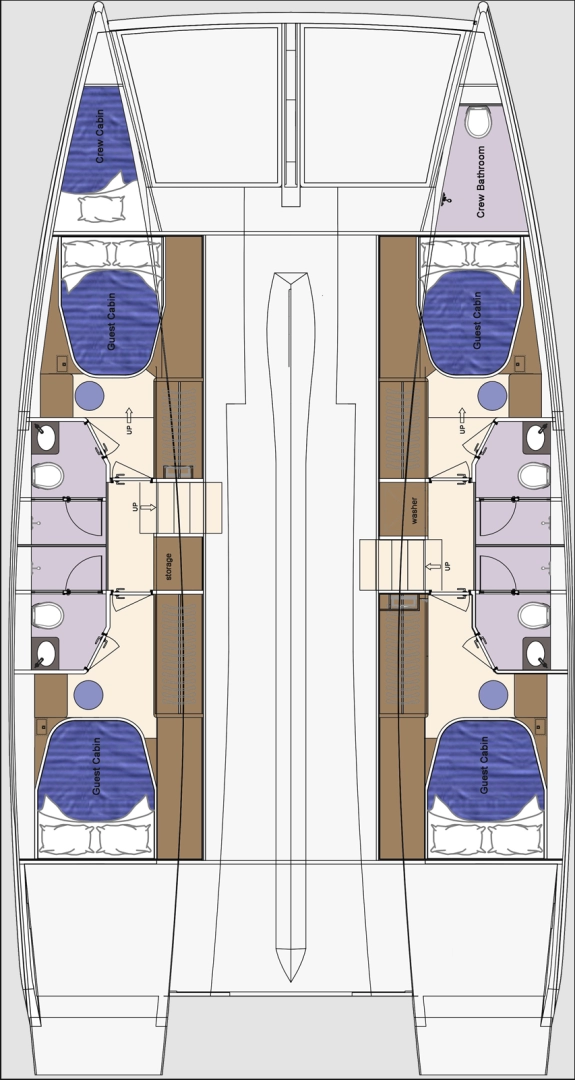 Wynajmij HeySea Seaview 50 w Marsh Harbour