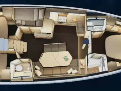 Wynajem Żaglowiec Dufour z patentem 