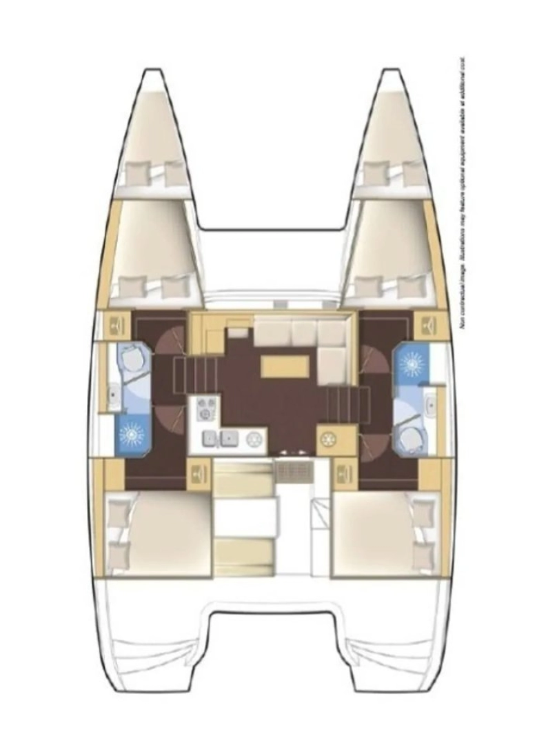 Wynajem Katamaran Lagoon z patentem 