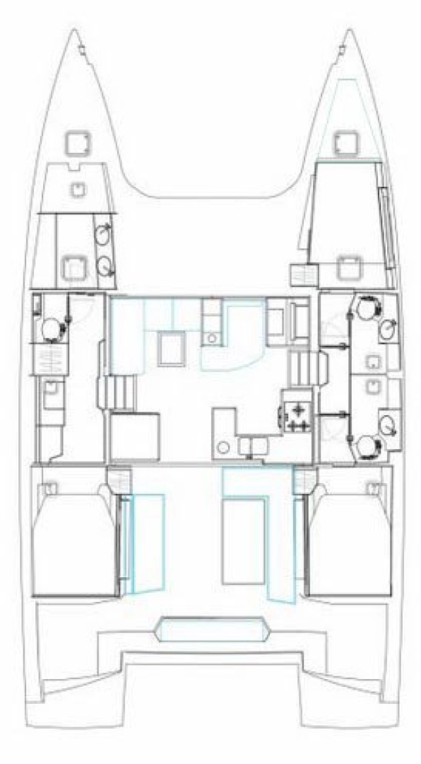 Wynajem Katamaran w Split - Nautitech Nautitech 46 Open