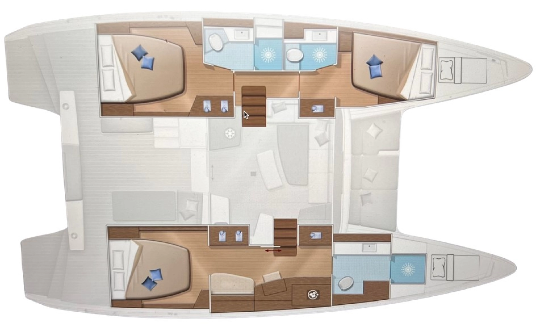 Wynajmij Katamaran z lub bez skippera Lagoon w Rogoznica