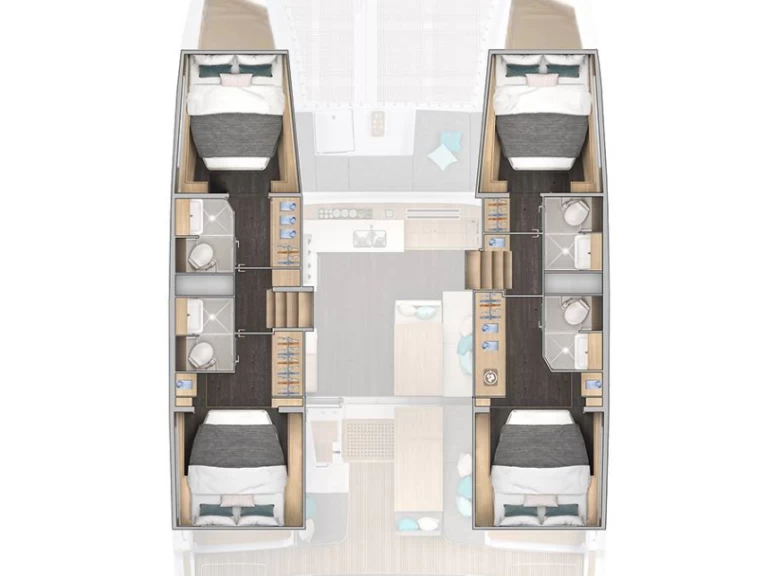 Wynajmij Lagoon Lagoon 43 w Rogoznica