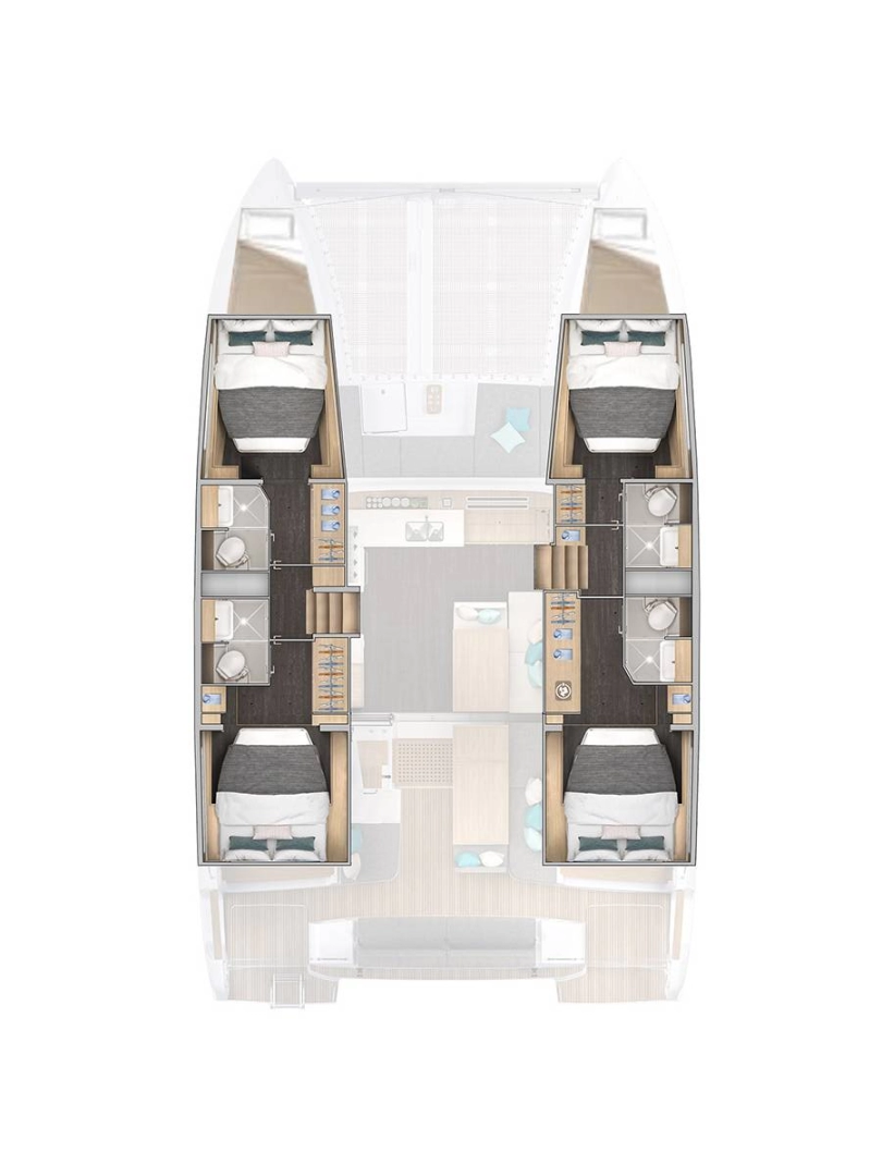 Wynajmij Lagoon Lagoon 43 w Rogoznica