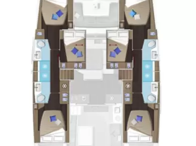 Wynajem Katamaran w El Gouna - Lagoon Lagoon 51