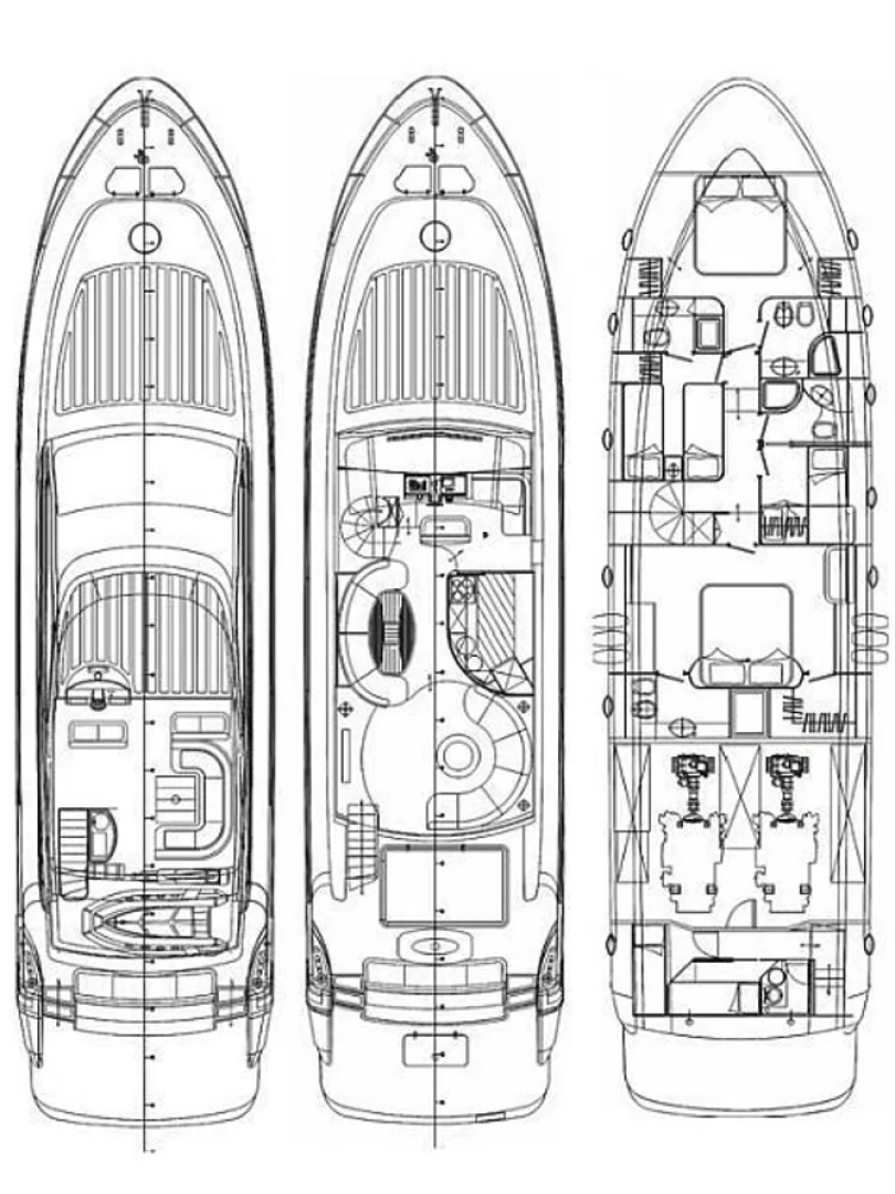Wynajem Luksusowy jacht w Port d'Andratx - Abacus Marine Abacus 70