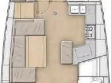 Wynajem Żaglowiec Bénéteau z patentem 