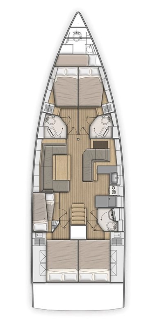 Bénéteau Oceanis 51.1 między profesjonalistami a osobami prywatnymi w Capo d'Orlando