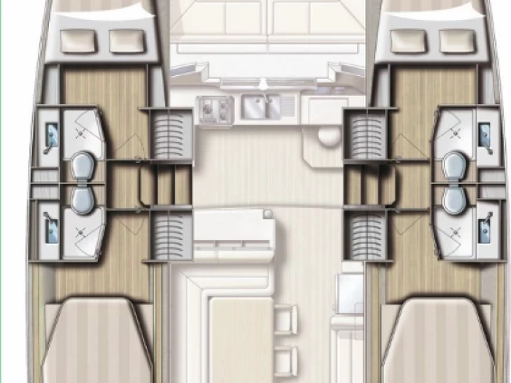 Wynajmij Katamaran z lub bez skippera Bali w Punat