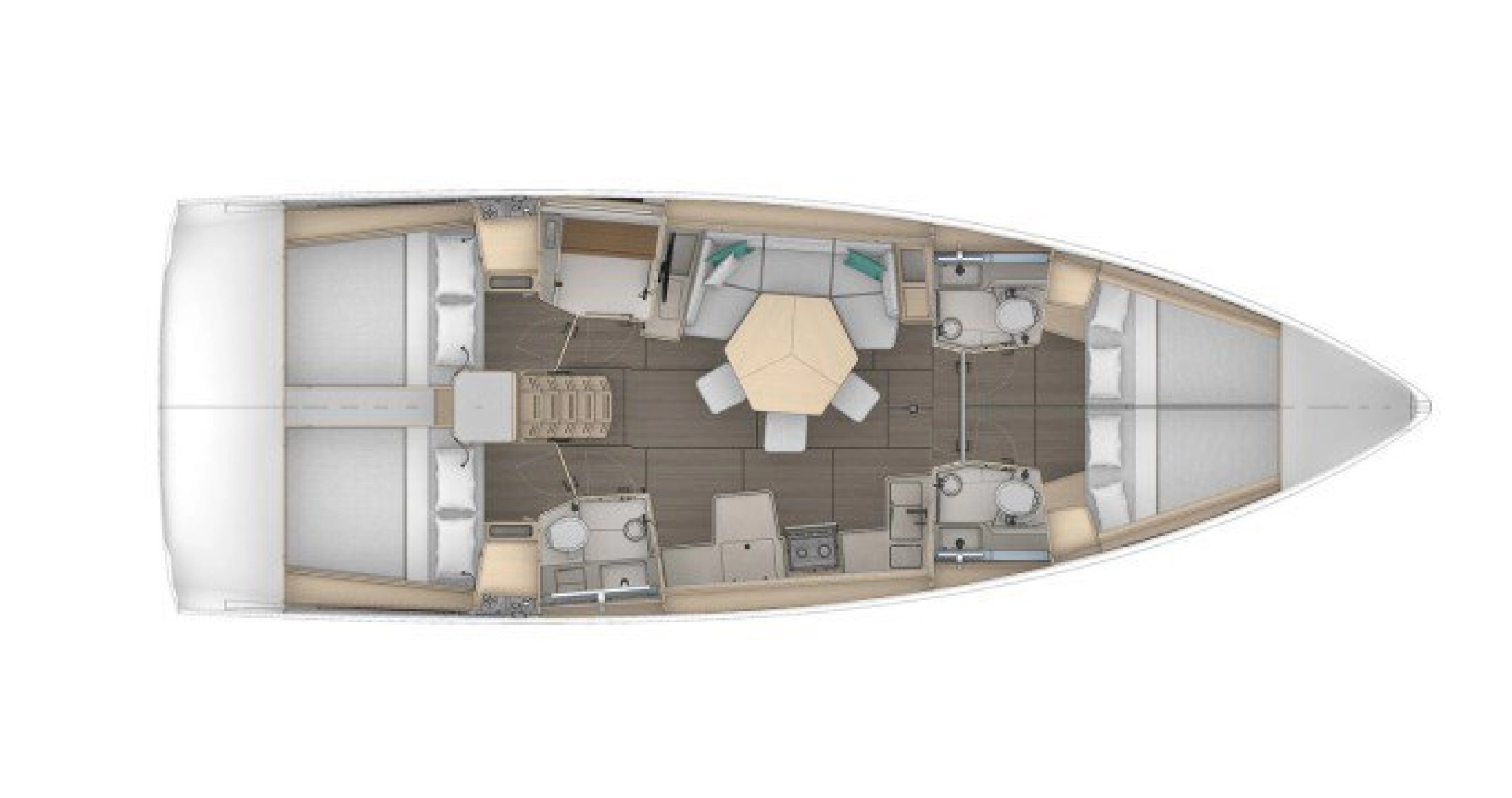 Dufour Dufour 41 między profesjonalistami a osobami prywatnymi w Procida