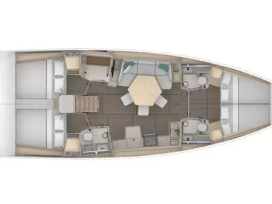 Dufour Dufour 41 między profesjonalistami a osobami prywatnymi w Procida