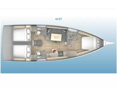 Wynajem w Cagliari- Dufour Dufour 41 na SamBoat