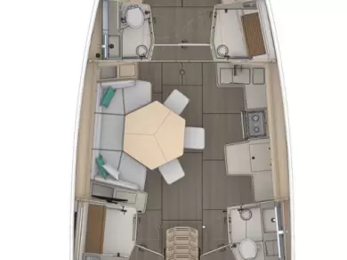 Wynajem Żaglowiec Dufour z patentem 