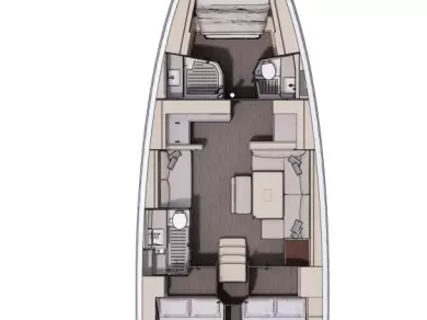 Dufour Dufour 470 między profesjonalistami a osobami prywatnymi w Cagliari