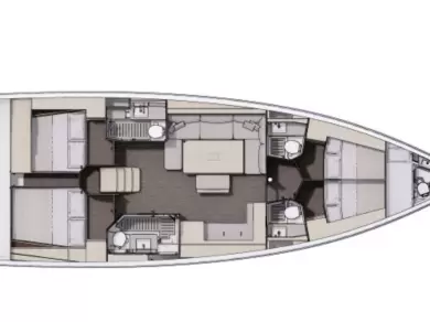 Wynajem Żaglowiec Dufour z patentem 