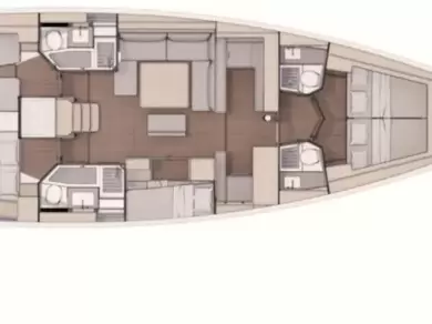 Dufour Dufour 530 między profesjonalistami a osobami prywatnymi w Procida