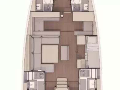 Wynajem łodzi Cagliari tanio Dufour 530