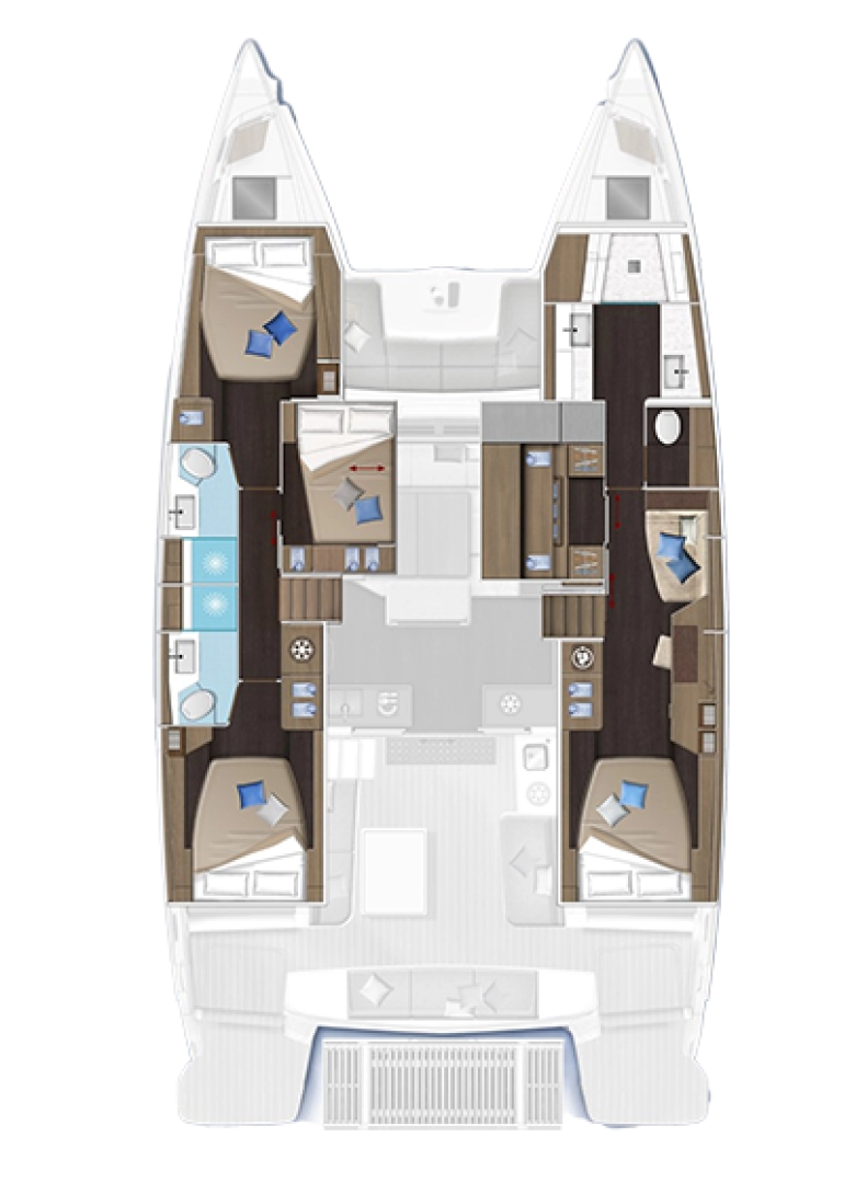 Wynajmij Katamaran z lub bez skippera Lagoon w Pula