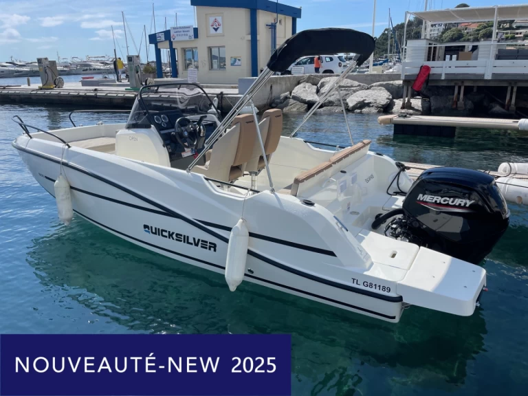 Wynajem w Cavalaire-sur-Mer- Quicksilver Quicksilver 605 Activ Open na SamBoat