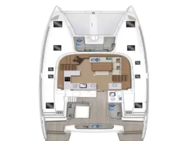 Lagoon Lagoon 46 między profesjonalistami a osobami prywatnymi w Goecek