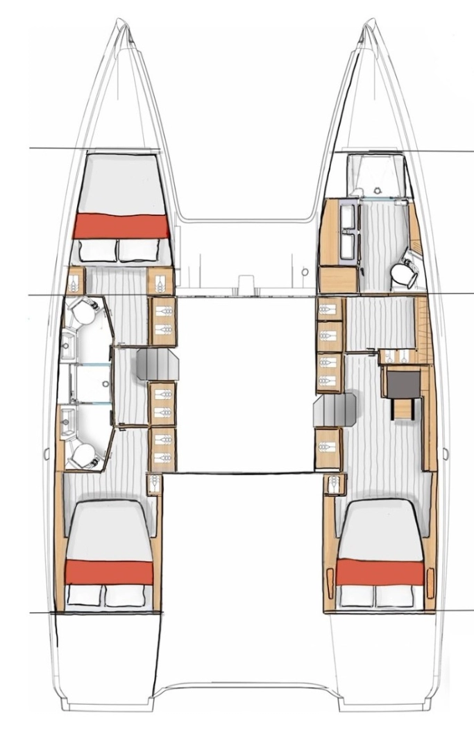 Wynajmij Excess Excess 13 - 3 + 1 cab. w Olbia