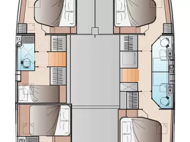 Wynajem Katamaran w Frenchtown - Fountaine Pajot Fountaine Pajot FP 48 Quintet 5